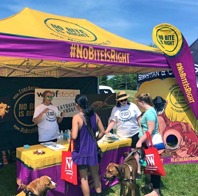 No Bite Is Right at woofstock